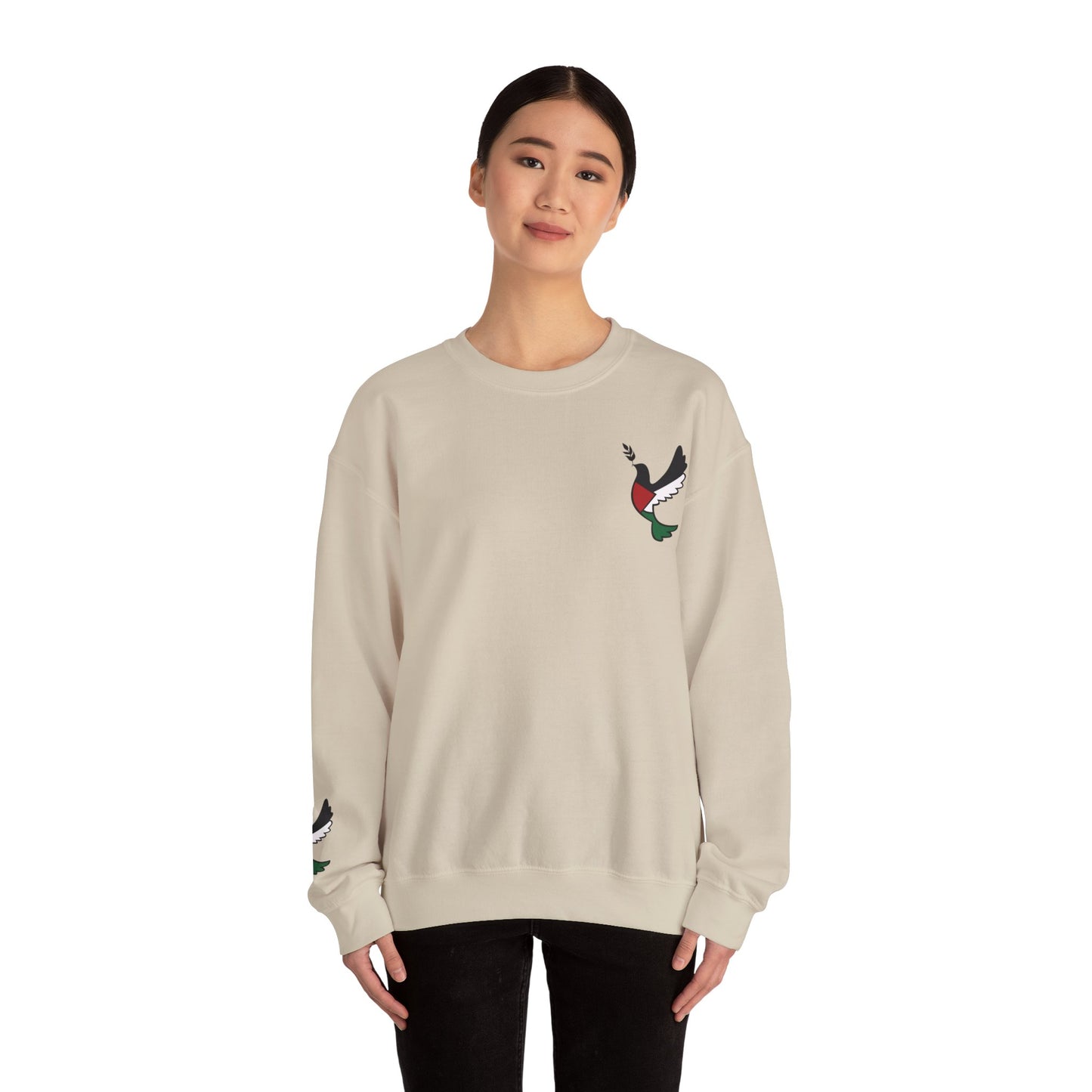 Palestine Freedom Hoodie | Activist Sweatshirt | Solidarity Gift | Bird Symbol of Hope for Palestinians