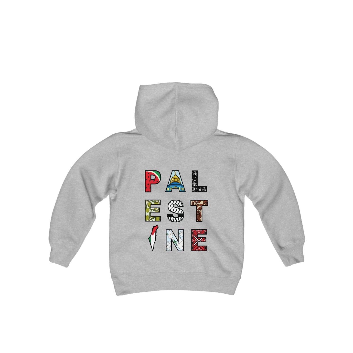 'PALESTINE' Letters | YOUTH Hoodie