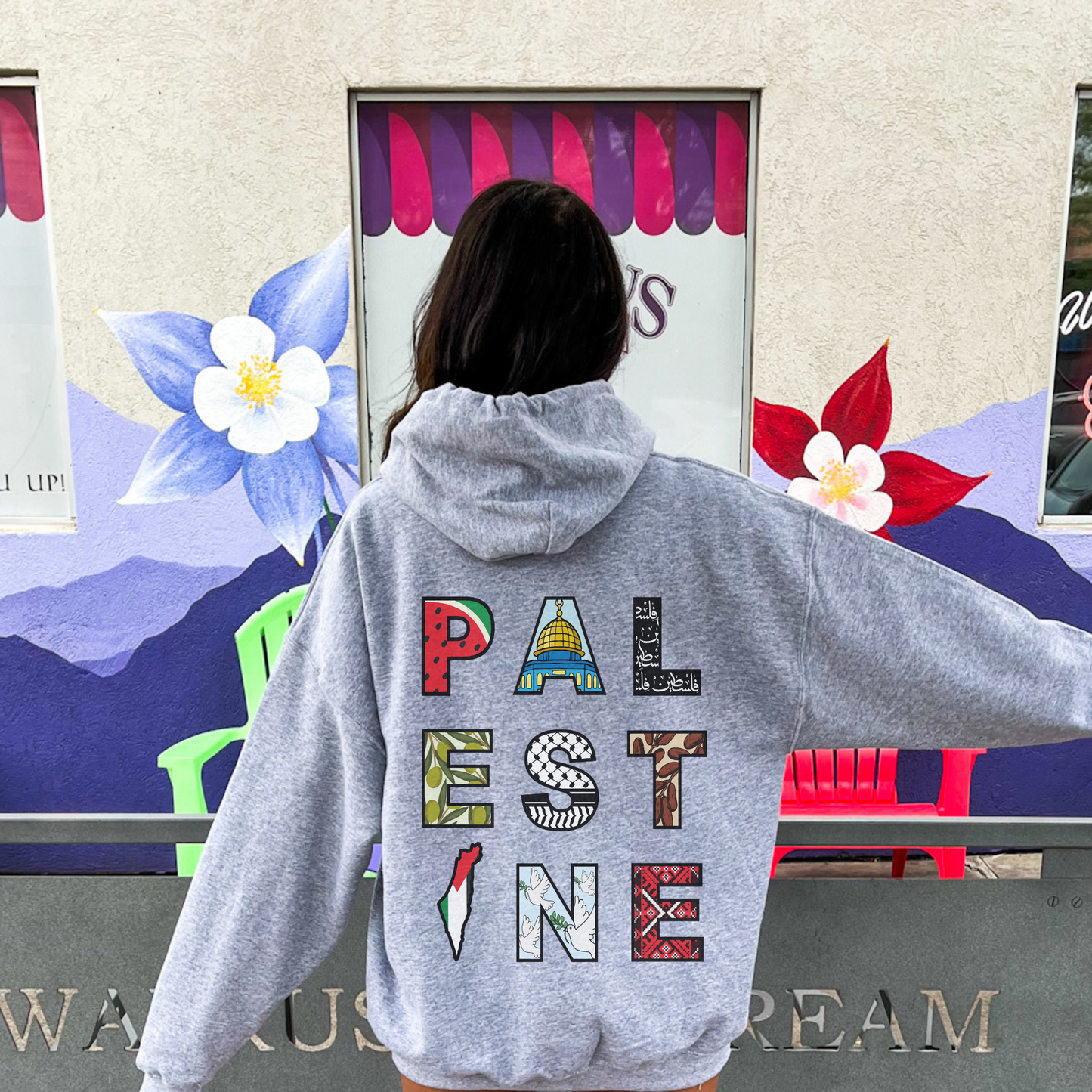 'PALESTINE' Letters | Hoodie