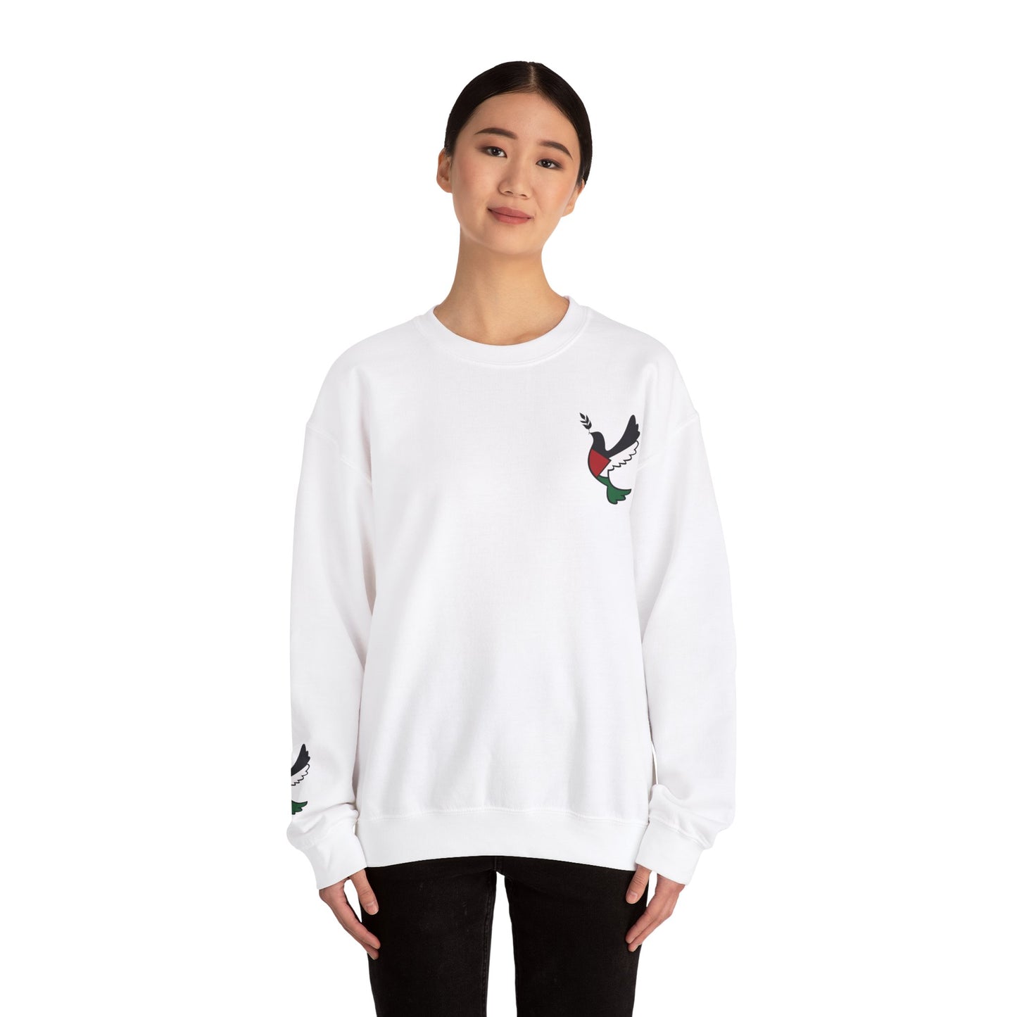 Palestine Freedom Hoodie | Activist Sweatshirt | Solidarity Gift | Bird Symbol of Hope for Palestinians