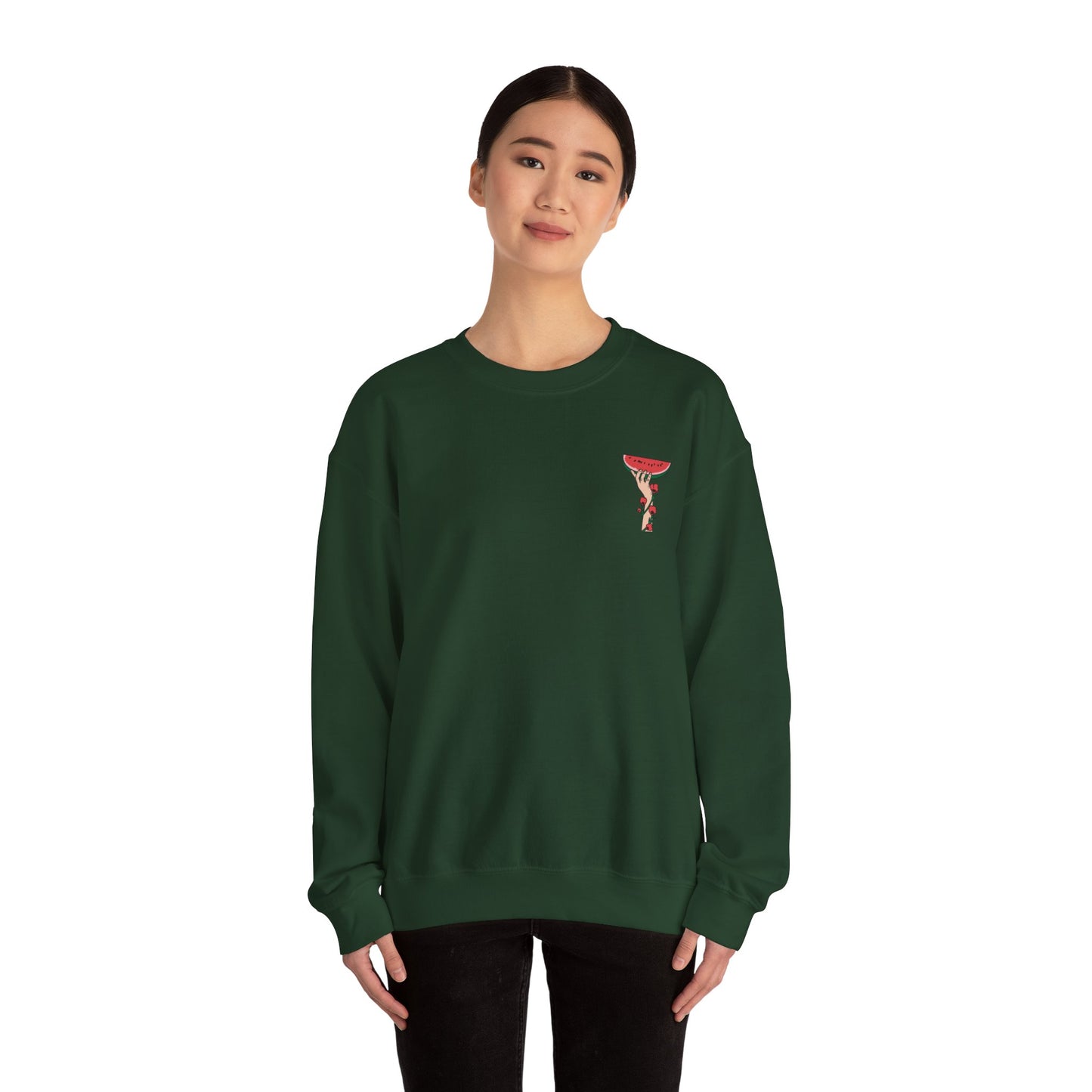 'Palestine' Letters | Watermelon Crewneck