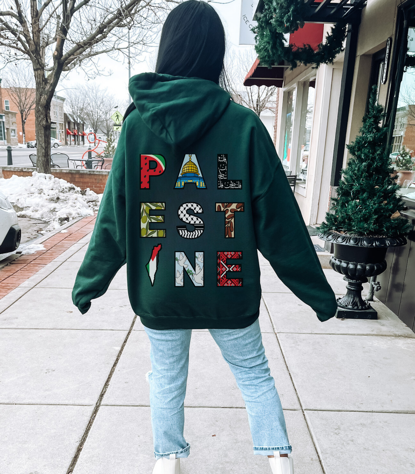 'PALESTINE' Letters | Hoodie