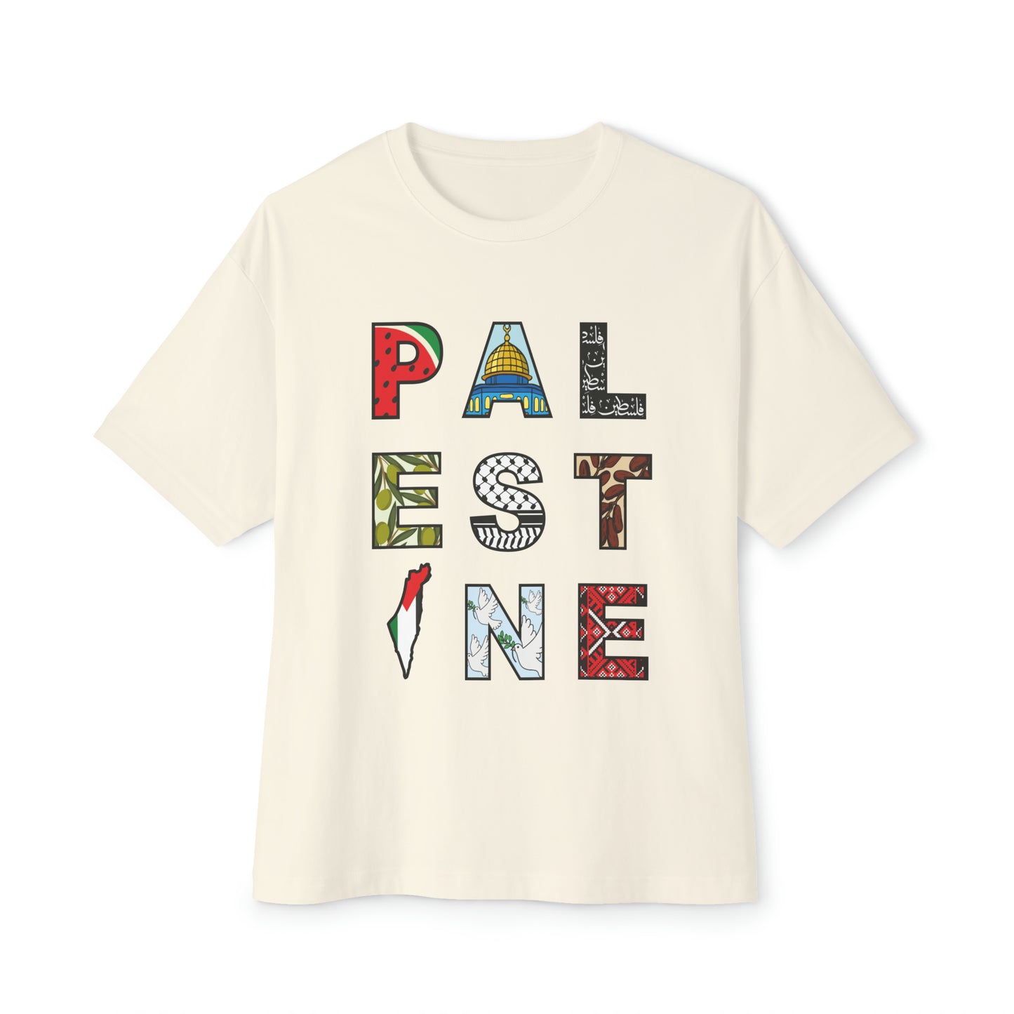 Oversized 'PALESTINE' Tee