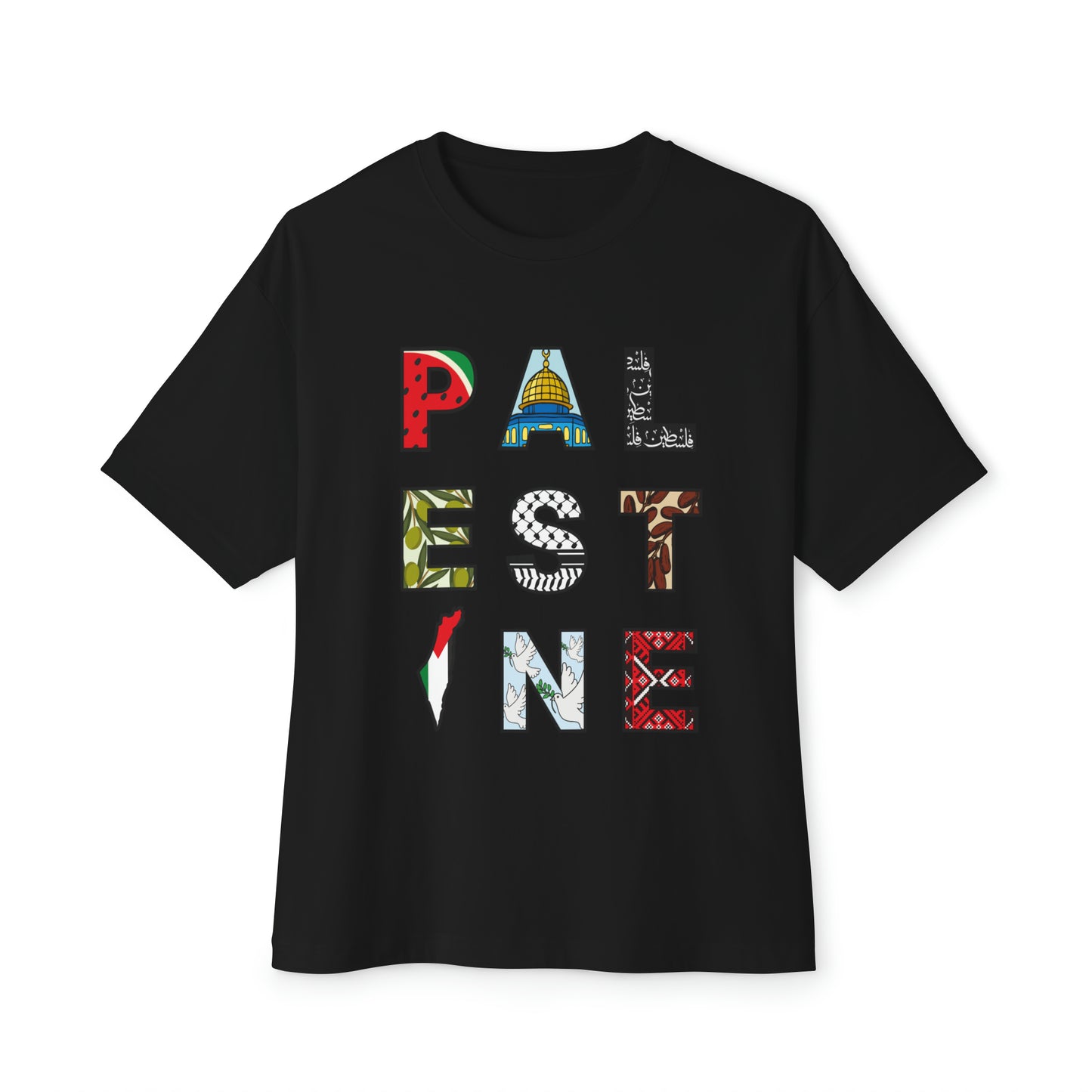 Oversized 'PALESTINE' Tee