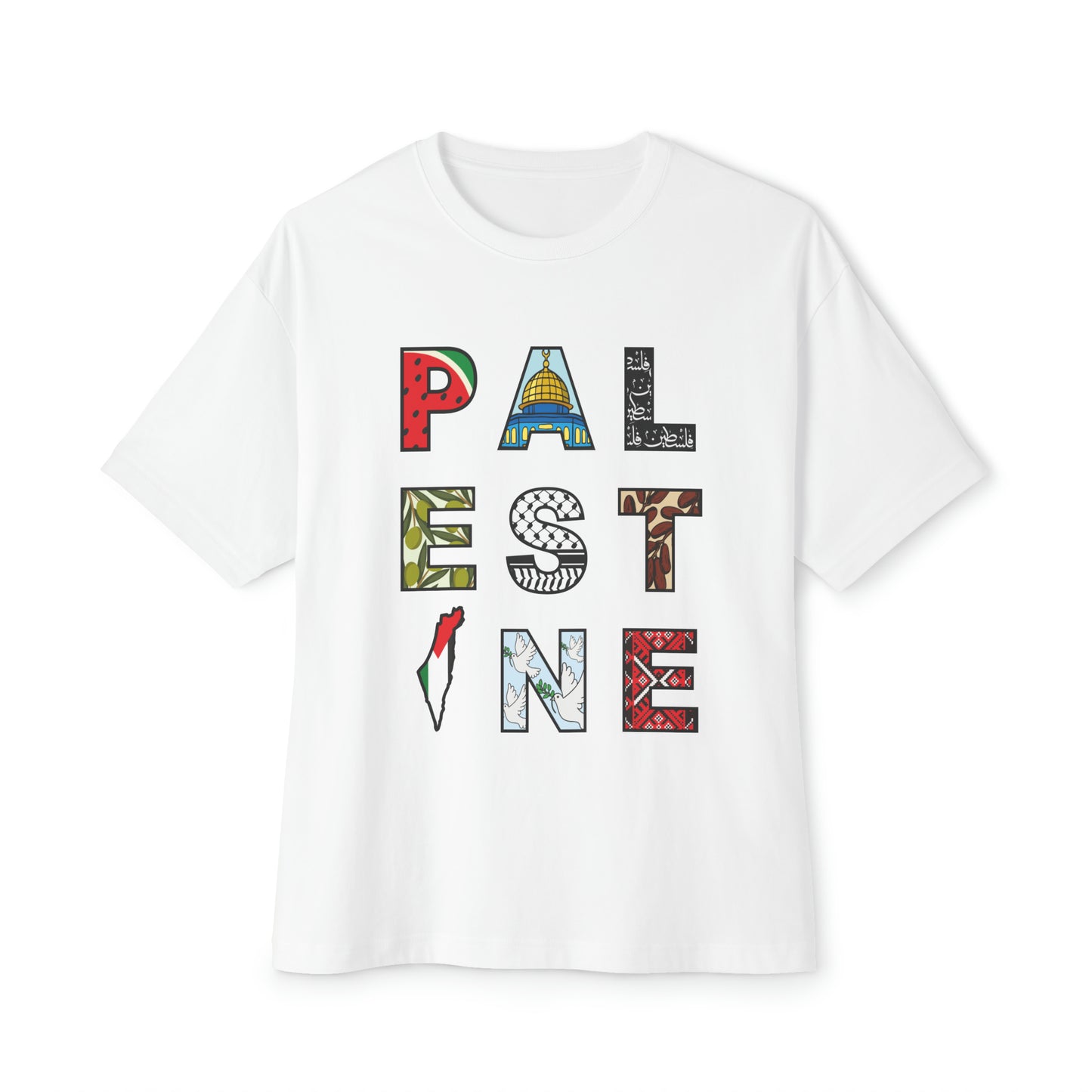 Oversized 'PALESTINE' Tee