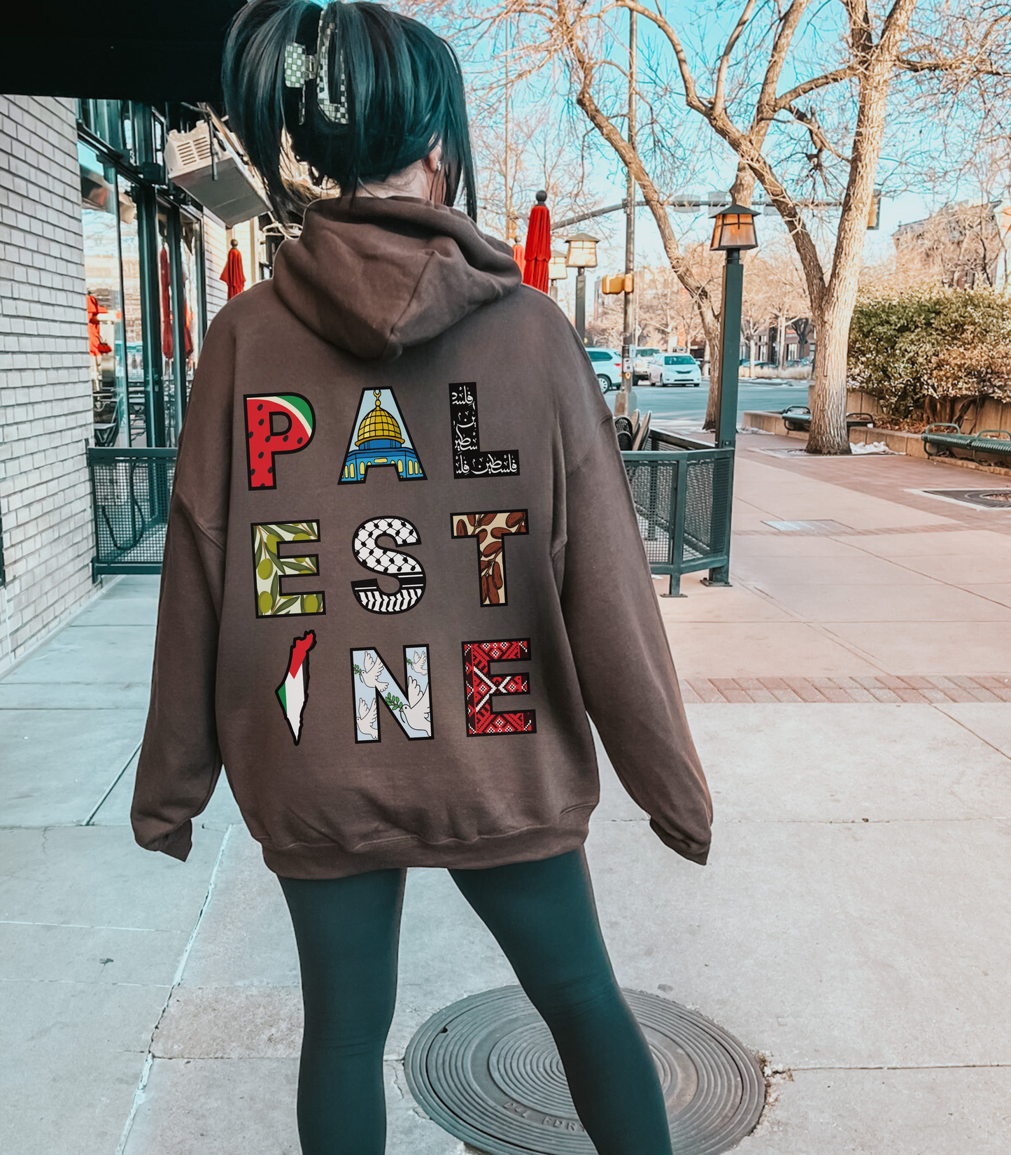 'PALESTINE' Letters | Hoodie