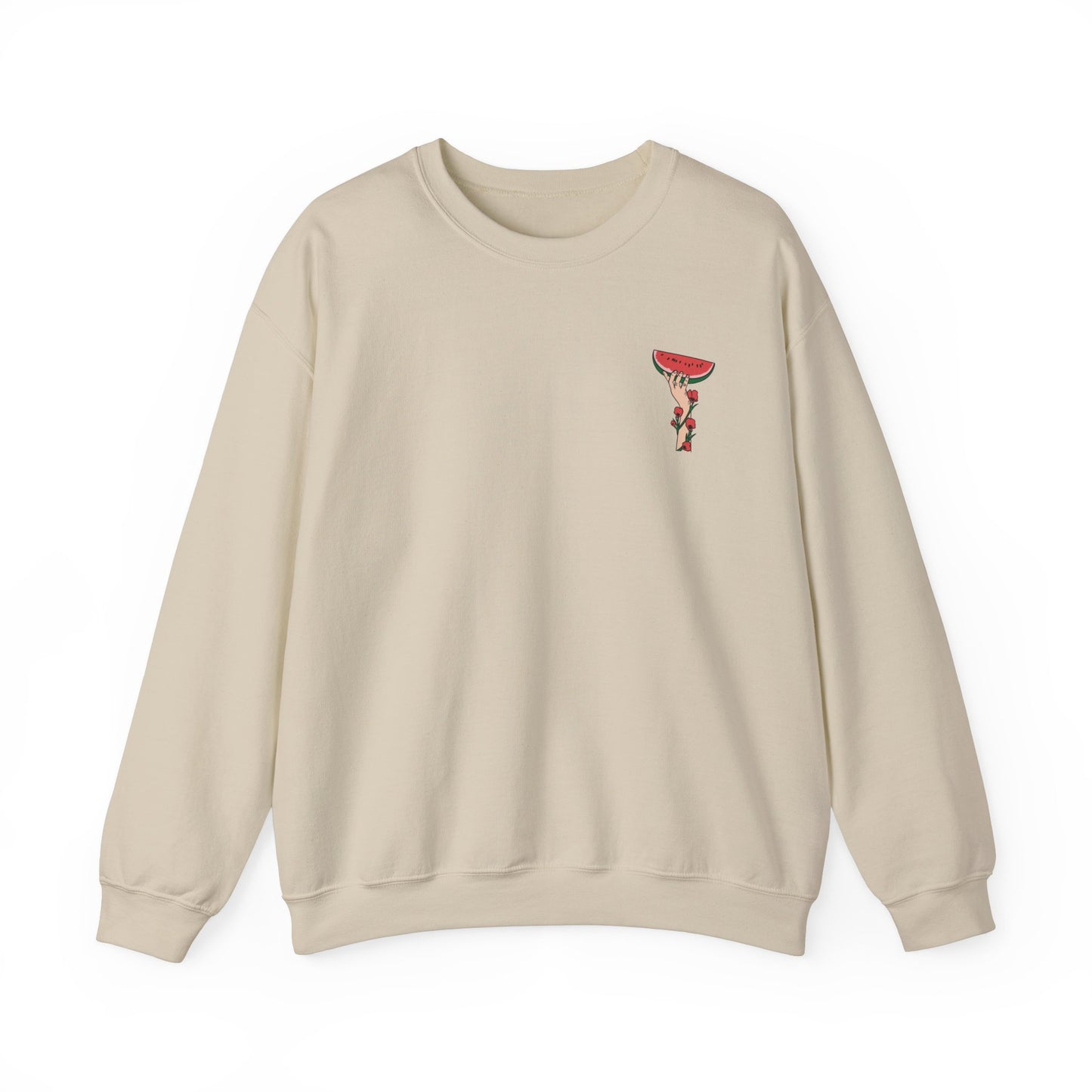 'Palestine' Letters | Watermelon Crewneck