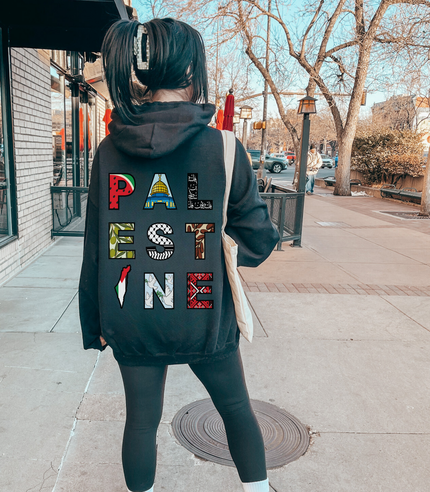 'PALESTINE' Letters | Hoodie