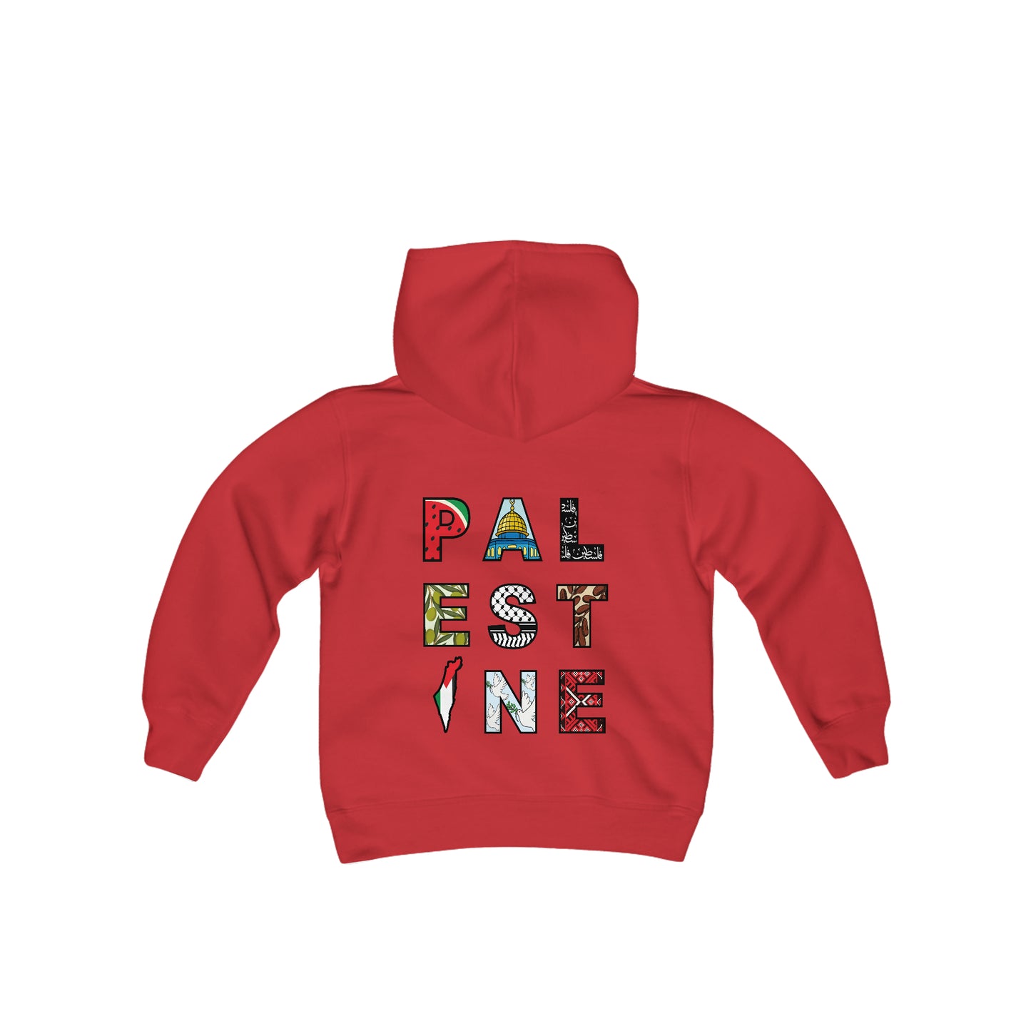 'PALESTINE' Letters | YOUTH Hoodie